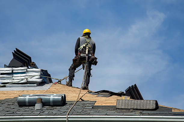 Professional Flat Roof Repair technician working in Hebron, MD